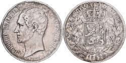 World Coins - Belgium, Leopold I, 5 Francs, 5 Frank, 1853, Brussels, Silver, , KM:17