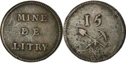 World Coins - Coin, France, Mines de Litry, Litry, 15 Sous, Rare, , Copper