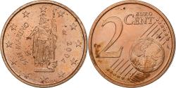 World Coins - San Marino, 2 Euro Cent, 2004, Rome, Copper Plated Steel, , KM:441