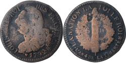 World Coins - France, Louis XVI, 6 deniers français, 1792 / AN 4, Strasbourg,