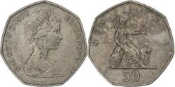 World Coins - Great Britain, Elizabeth II, 50 New Pence, 1970, Copper-nickel,