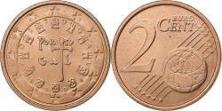 World Coins - Portugal, 2 Euro Cent, 2008, Lisbon, Copper Plated Steel,