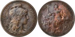 World Coins - France, 5 Centimes, Dupuis, 1916, Paris, Bronze, , Gadoury:165, KM:842