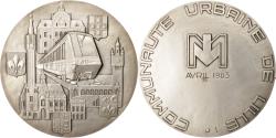 World Coins - France, Medal, Communauté urbaine de Lille, Politics, Society, War, 1983