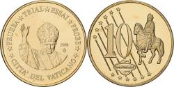 World Coins - Vatican, Benedict XVI, 10 Centimes, Trial, 2009, Waldaschaff, Brass,