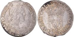 World Coins - Coin, France, Louis XIV, 1/2 Écu à la mèche longue, 1/2 Ecu, 1649, Poitiers