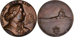 World Coins - France, Medal, Chevalier Jean Bart, Navire de Ligne, Shipping, 1975, Guiraud