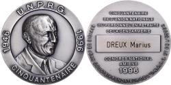 World Coins - France, Medal, Cinquantenaire de l'U.N.P.R.G, Congrès National d'Amiens, 1996