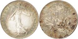 World Coins - Coin, France, Semeuse, 50 Centimes, 1916, Paris, , Silver, KM:854
