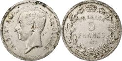 World Coins - Belgium, Albert I, 5 Francs, 5 Frank, 1933, Position A, Nickel, , KM:98