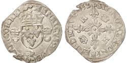 World Coins - Coin, France, Douzain aux croissants, 1552, Dijon, , Billon