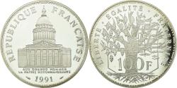World Coins - Coin, France, Panthéon, 100 Francs, 1991, Paris, , Silver