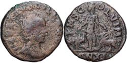 Ancient Coins - Moesia Superior, Herennia Etruscilla, Æ, 249-251, Viminacium, Bronze,
