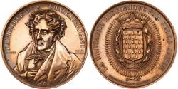 World Coins - France, Medal, François Auguste René, Vicomte de Chateaubriand, 1844, Copper