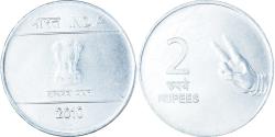 World Coins - Coin, India, 2 Rupees, 2010