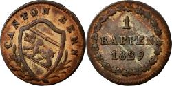 World Coins - Coin, SWISS CANTONS, BERN, Rappen, 1829, Bern, , Billon, KM:172