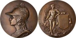 World Coins - France, Medal, Marianne Casquée, U.A.L.M, 1905, , Bronze
