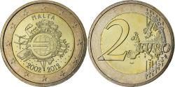 World Coins - Malta, 2 Euro, 10 Jahre Euro, 2012, , Bi-Metallic, KM:139