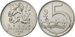 World Coins - Czech Republic, 5 Korun, 2008, Nickel plated steel, , KM:8