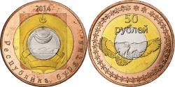 World Coins - Russia, 50 Roubles, Buryatia, 2014, Bi-Metallic,