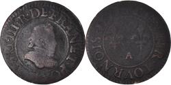 World Coins - Coin, France, Henri III, Denier Tournois, 1579, Paris, , Copper