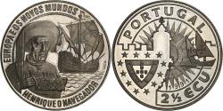 World Coins - Portugal, Medal, 1991, Copper-nickel, 2 1/2 ECU 1991 Henrique o Navegador