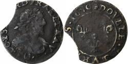 World Coins - France, Louis XIII, Double Tournois, 1640, Vienne, Copper, , Gadoury:11