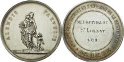 World Coins - France, Medal, Société Protecrice de l'Enfance, Seine Inférieure, 1878