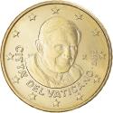 World Coins - VATICAN CITY, Pape Benoit XVI, 50 Euro Cent, 2012, Rome, , Brass, KM:387