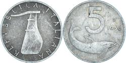 World Coins - Coin, Italy, 5 Lire, 1954, , Aluminum