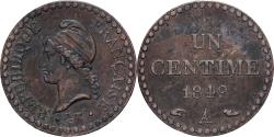 World Coins - France, Centime, Dupré, 1849, Paris, Bronze, , Gadoury:84, KM:754