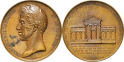 World Coins - France, Medal, Charles X, Reconstruction de la Salle des Séances, Chambre des