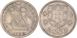 World Coins - Coin, Portugal, 2-1/2 Escudos, 1982