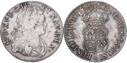 World Coins - France, Louis XV, Écu de France-Navarre, 1719, Limoges, Silver,