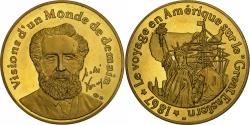 World Coins - France, Medal, Voyage en Amérique sur le "Great Eastern", Copper-nickel