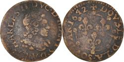 World Coins - Coin, France, Ardennes, Charles II, Double Tournois, 1642, Charleville