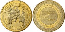 World Coins - France, Token, Langeais - Château n°4, 2015, Copper-nickel Aluminium, MDP