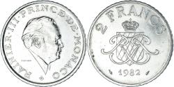 World Coins - Coin, Monaco, Rainier III, 2 Francs, 1982, , Nickel, KM:157