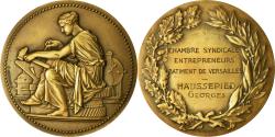World Coins - France, Medal, Chambre Syndicale Entrepreneurs Bâtiment de Versailles, Chabaud