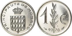 World Coins - Coin, Monaco, Rainier III, Centime, 1976, , Stainless Steel, KM:155