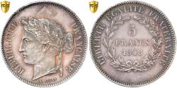 World Coins - France, 5 Francs, Concours de Rogat, 1848, Pattern, Silver, PCGS,