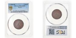 World Coins - Coin, France, Louis XVI, Liard, Liard, 1789, Toulouse, PCGS, MS63BN,