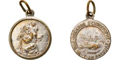 World Coins - France, Medal, Saint Christophe, Religions & beliefs, , Silvered bronze