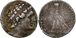 Ancient Coins - Egypt, Ptolemy VIII, Tetradrachm, 138-137 BC, Kition, Silver,