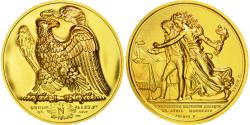 World Coins - France, Medal, L'Empereur Napoléon Abdique, Denon, Restrike, , Gilt