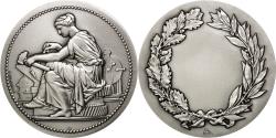 World Coins - France, Medal, The Fifth Republic, Business & industry, , Silvered