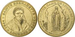 World Coins - France, Tourist token, Lourdes, sainte Bernadette, Nordic gold,