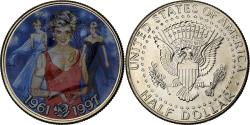 Us Coins - United States, Half Dollar, Lady Diana, 1997, U.S. Mint, Cupro Nickel,