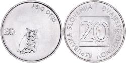World Coins - Coin, Slovenia, 20 Stotinov, 1992, , Aluminum, KM:8