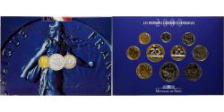 World Coins - France, Coffret 1 c. à 20 frs., 2000, MDP, BU,